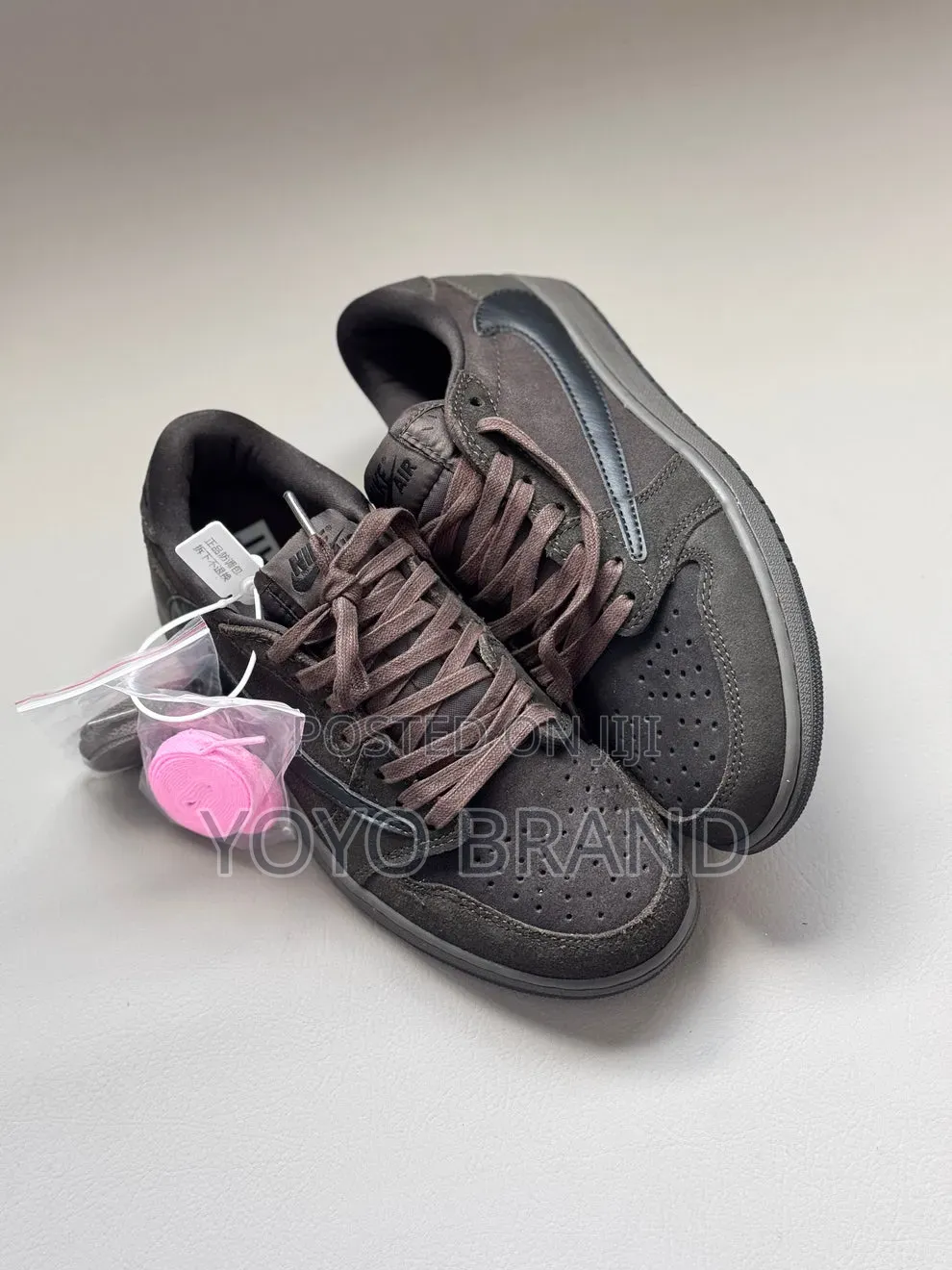 Travis Scott X Air Jordan 1 Low Og "Velvet Brown" Fashion Shoes