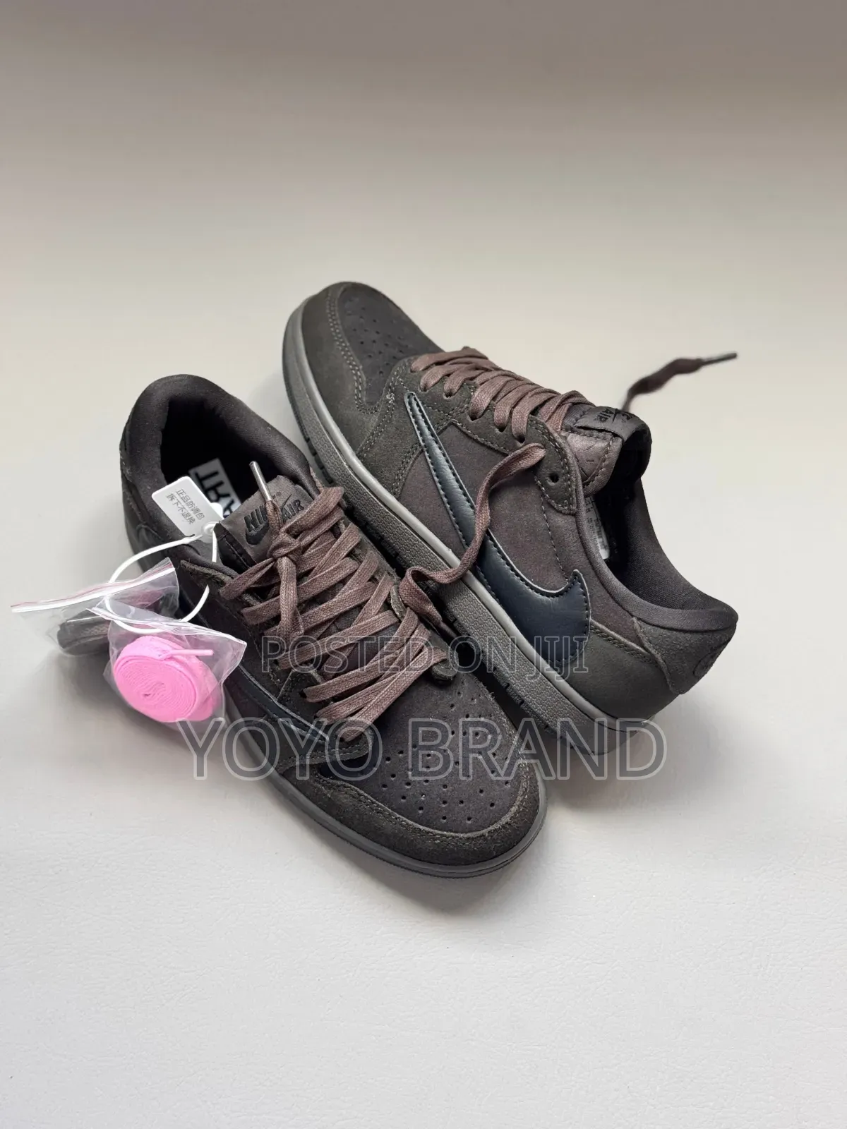 Travis Scott X Air Jordan 1 Low Og "Velvet Brown" Fashion Shoes