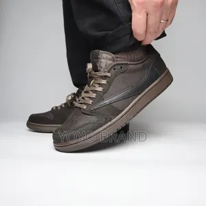 Travis Scott X Air Jordan 1 Low Og "Velvet Brown" Fashion Shoes