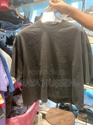 Premium Men's Boxy Crop Fit Black T-Shirt - Brand New High Quality