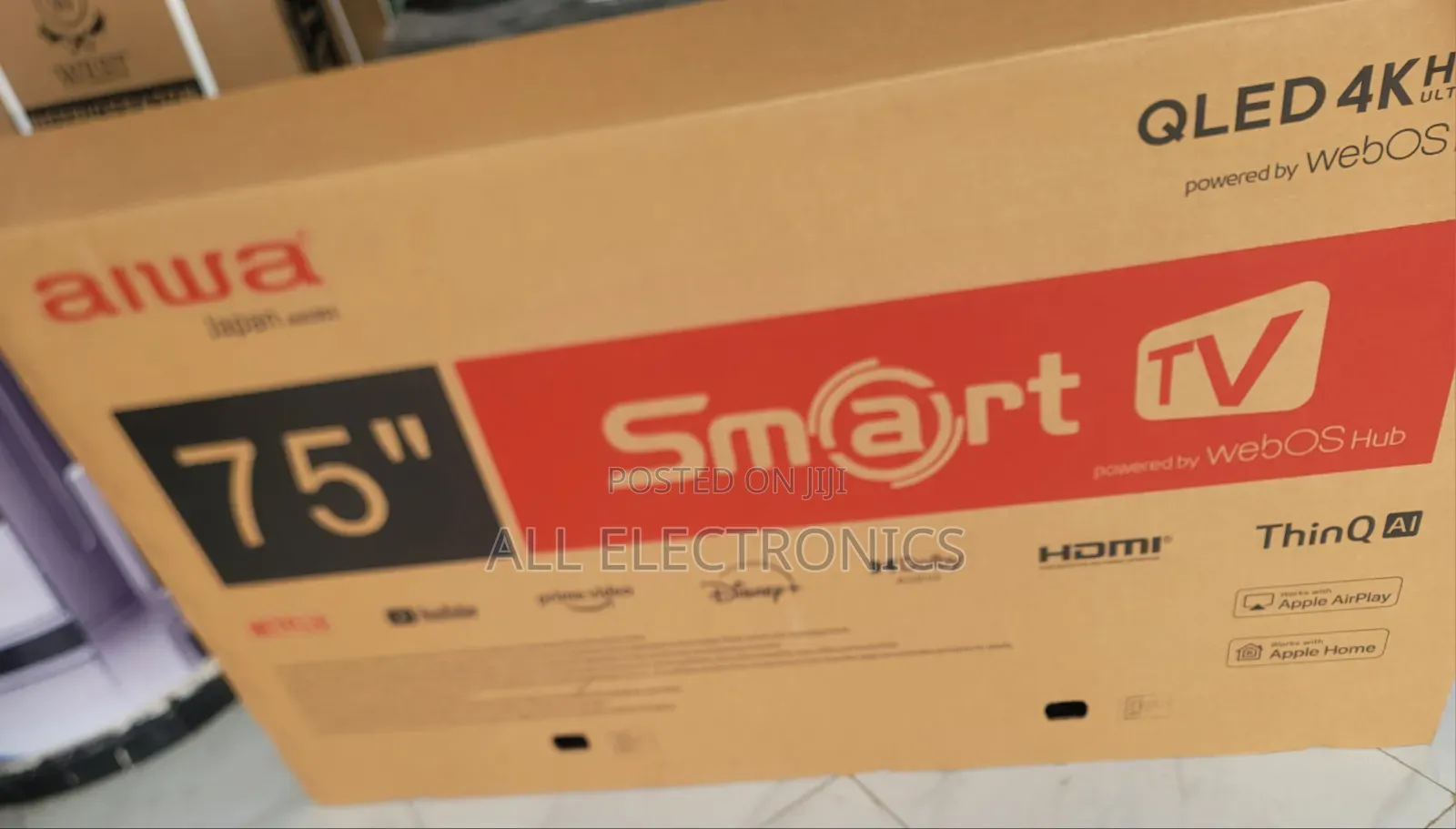 Aiwa 75"Qled 4khdr Smart Tv