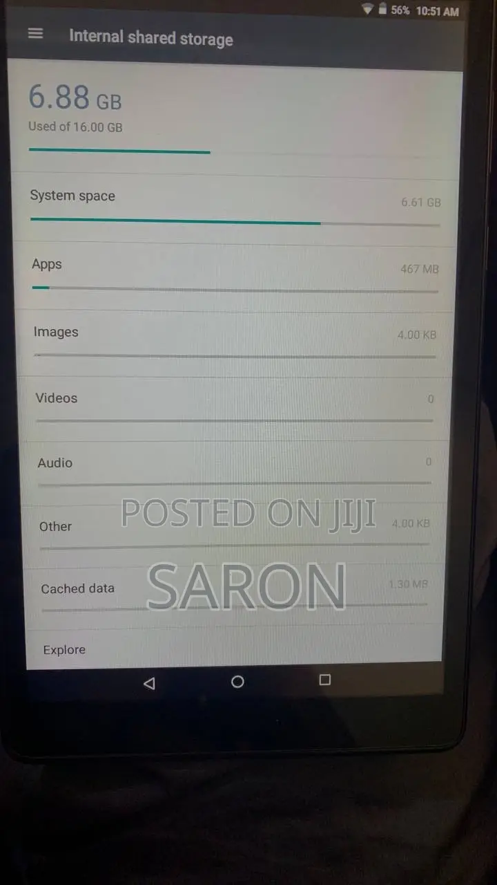 Lenovo Tab E8 16 GB Black