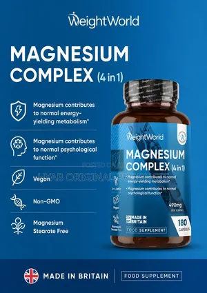 Magnesium Complex (4 in 1), 180 Capsules
