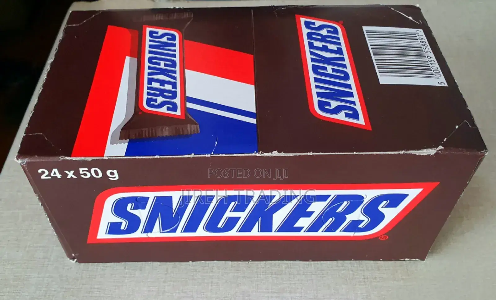 Snickers Chocolate Bars – Box of 24 (50g Each)
