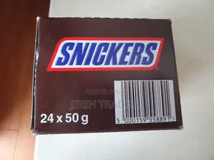 Snickers Chocolate Bars – Box of 24 (50g Each)