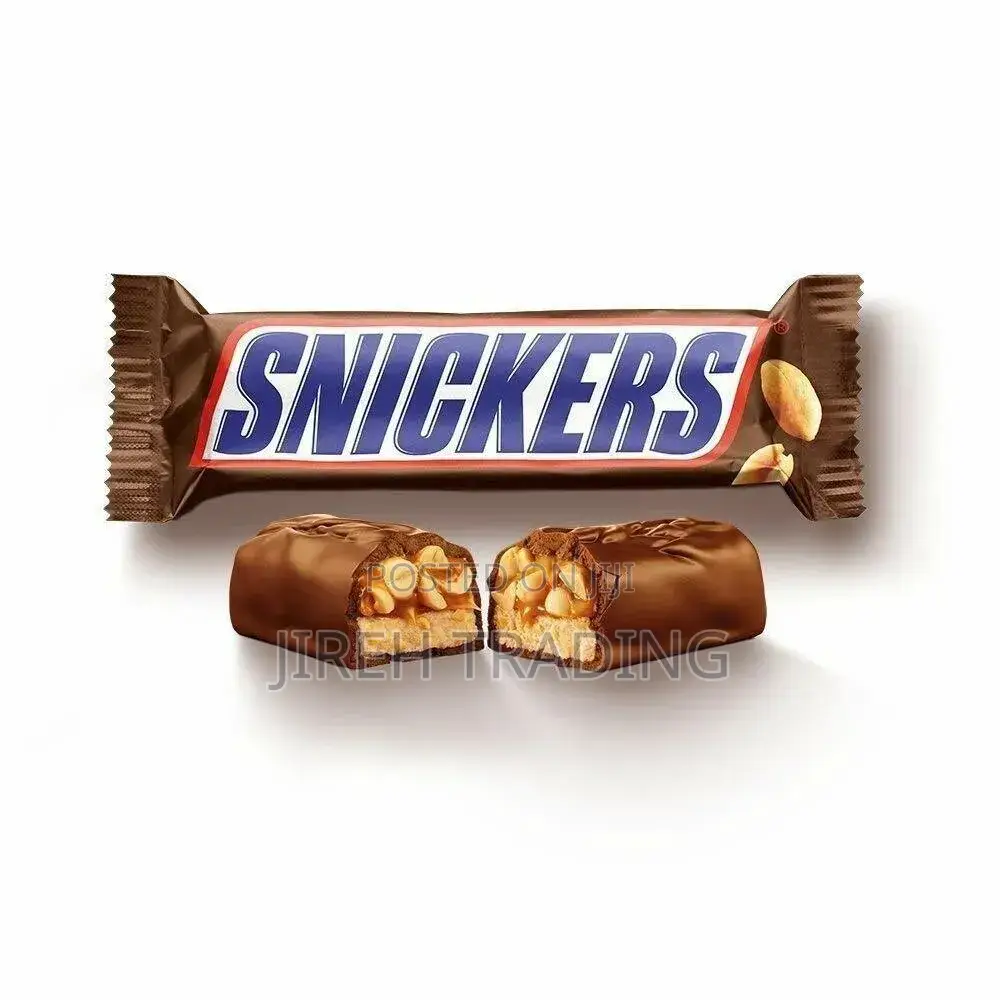 Snickers Chocolate Bars – Box of 24 (50g Each)