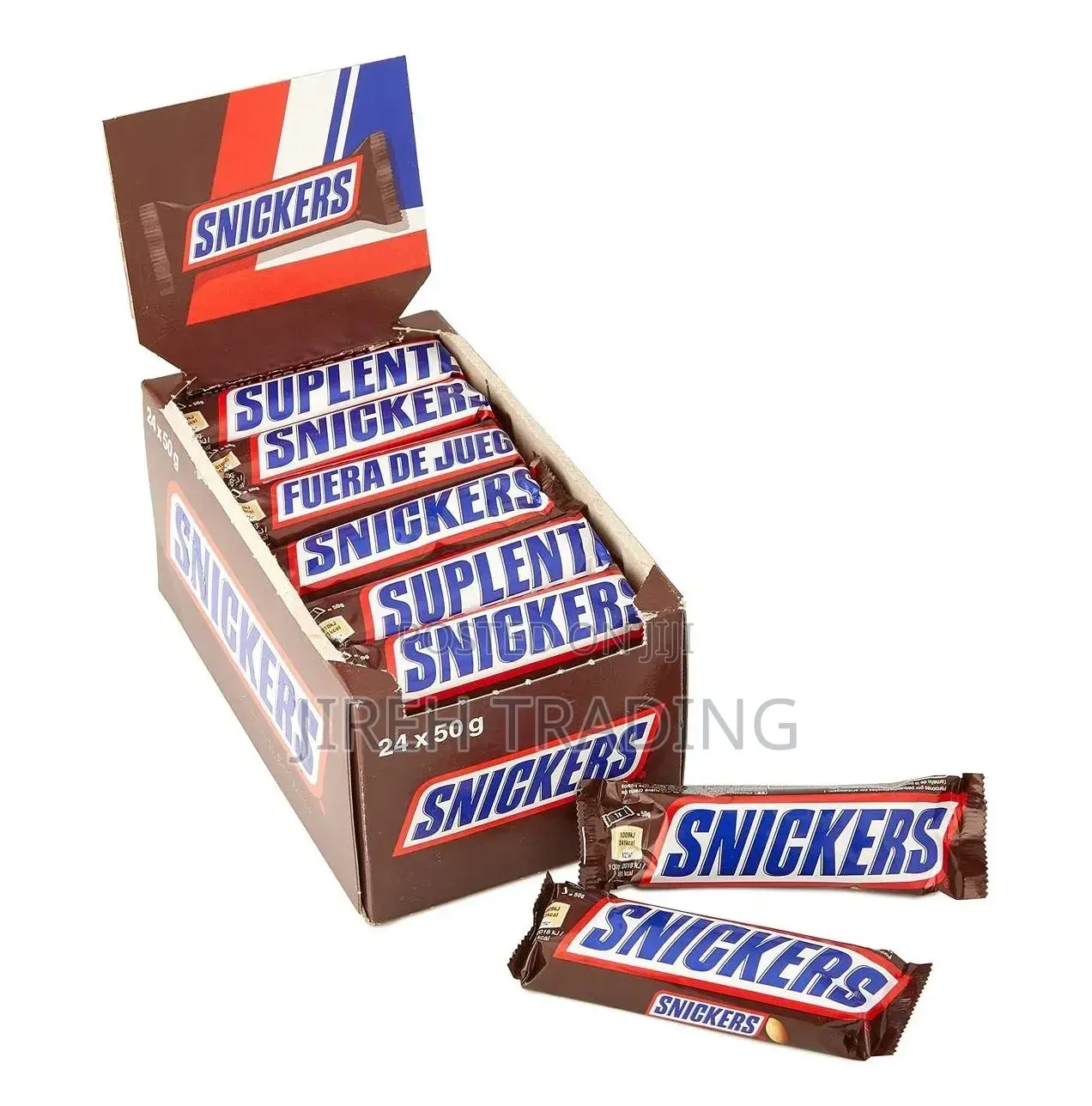 Snickers Chocolate Bars – Box of 24 (50g Each)