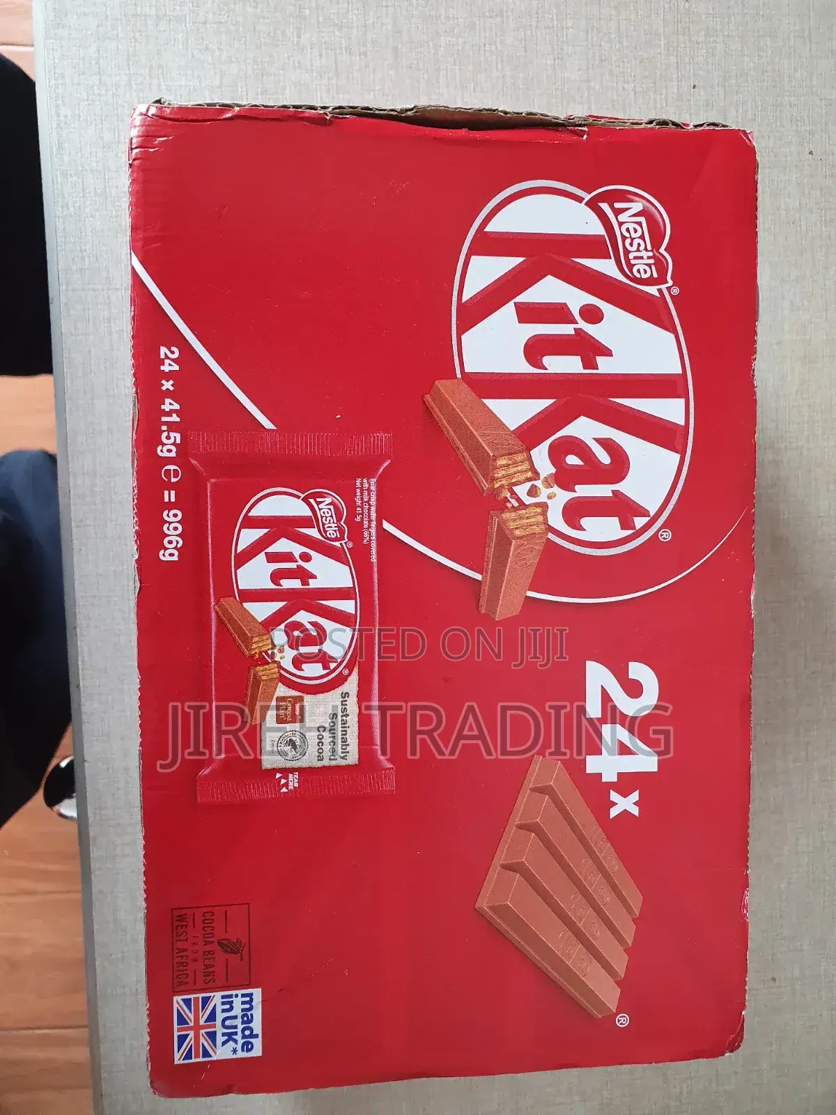 Kitkat Chocolate Wafer Bars – Box of 24