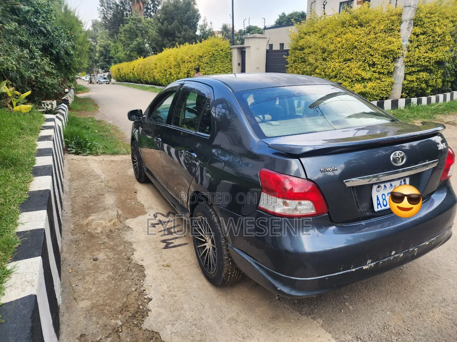Toyota Belta 2010 Matt Black