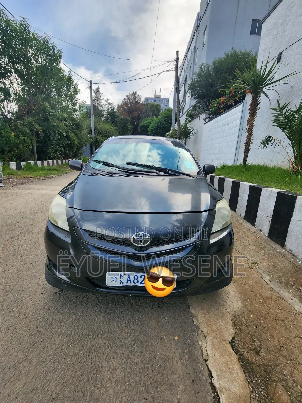 Toyota Belta 2010 Matt Black
