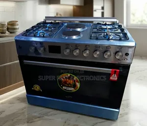Lux Oven 60×90cm Freestanding Cooker – 4 Gas Burners, 2 Electric Oven