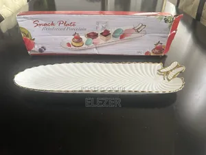 Reinforced Porcelain Snack Plate