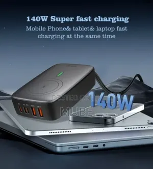 Ldnio 6-in-1 140w Gan Multiport Desktop Wireless Charger