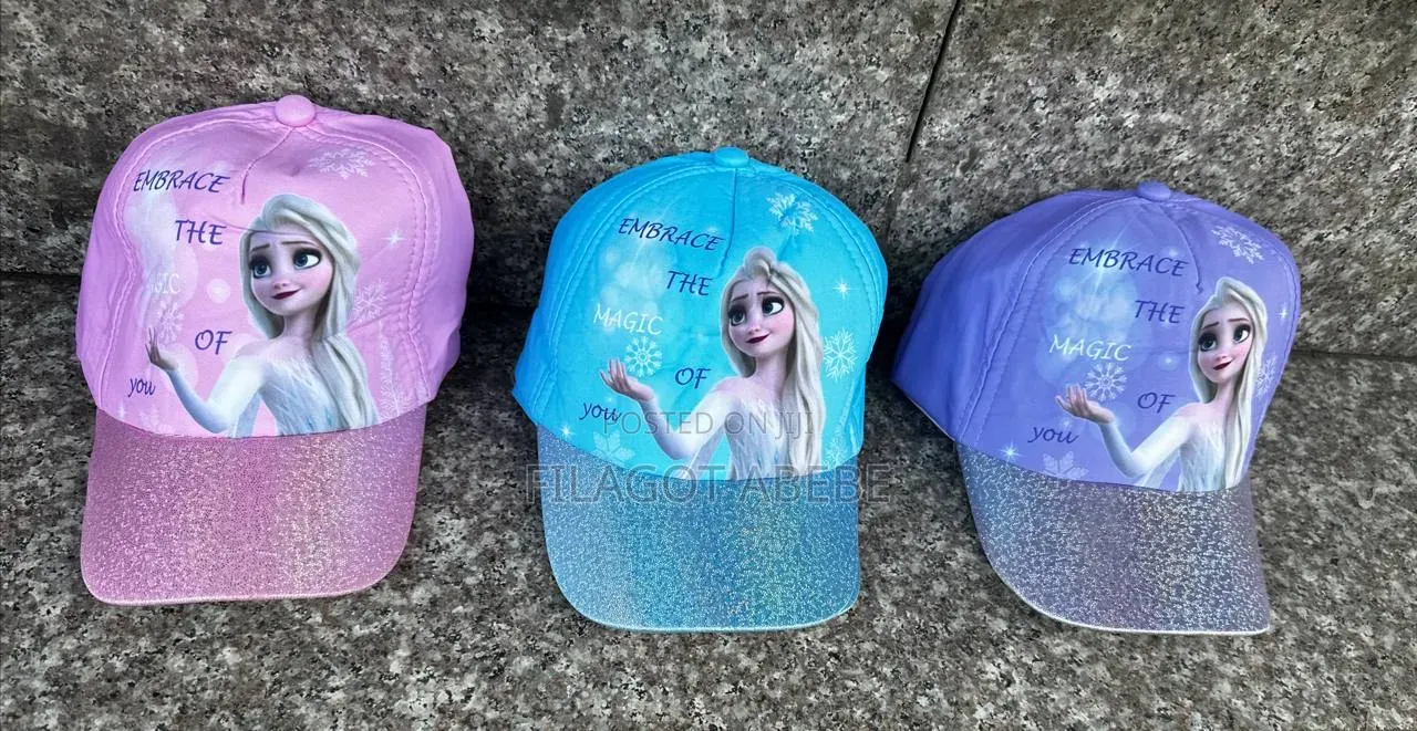 Kids Hats . Frozen and Spiderman , Iron Man Kids' Hats
