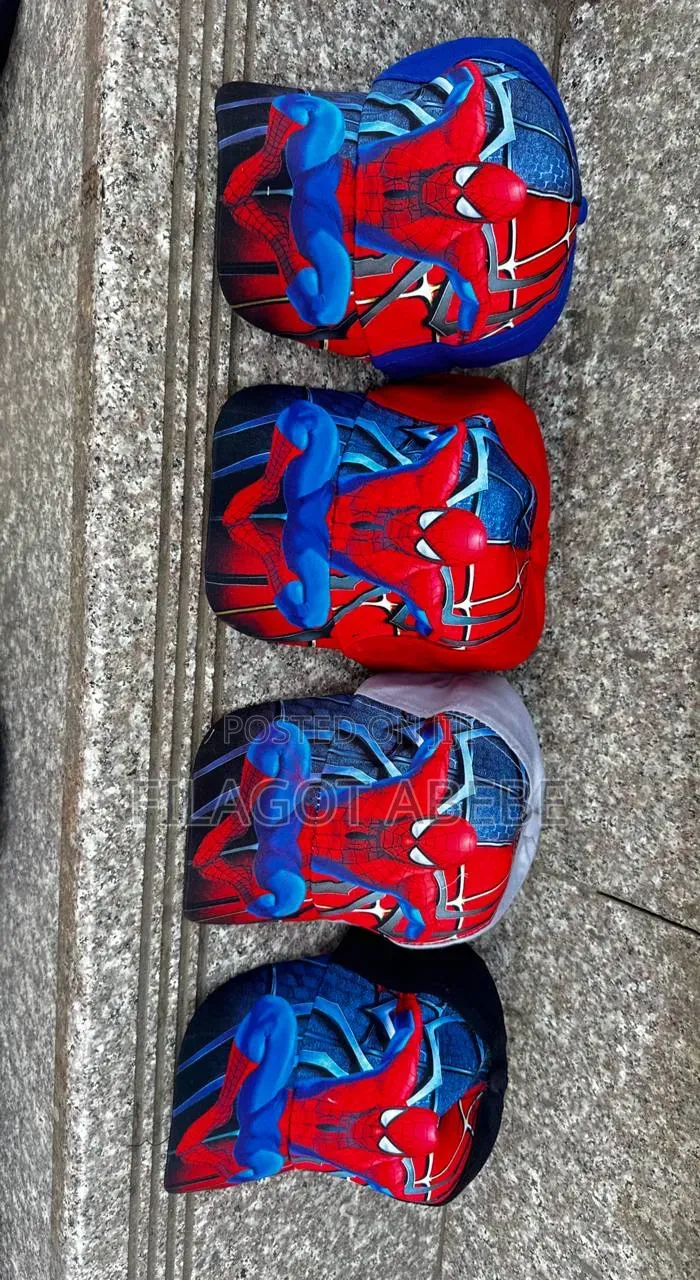 Kids Hats . Frozen and Spiderman , Iron Man Kids' Hats