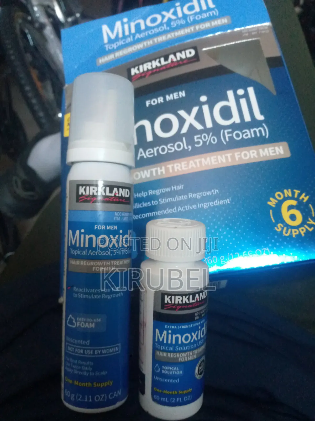 የፀጉር መርገፍን የሚያስቆም Minoxidil 5%