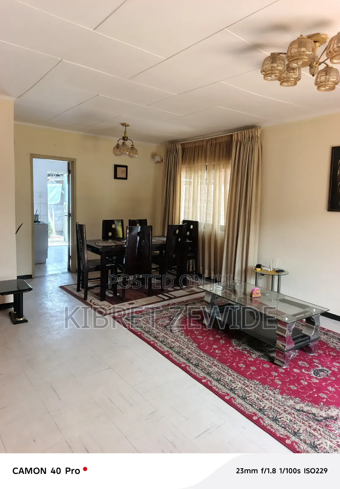 Furnished 4bdrm House in Kibert Zwedie, Yeka for sale