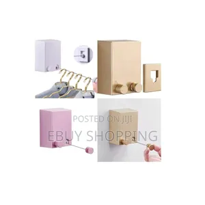 Multi-Purpose Retractable Clothes Rope for Laundry Room Travel
