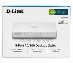 D-Link Des-1008a 8-Port 10/100 Desktop Switch