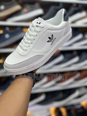 Adidas Gui Flat White and Gray High Master Quality Made in Italy