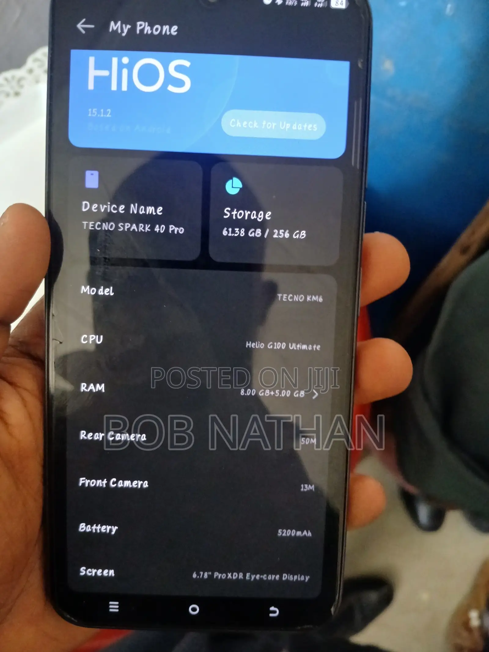New Tecno Spark 40 Pro 256 GB Black
