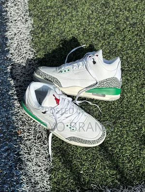 Nike Air Jordan 3 Retro "Lucky Green" Unisex Fashion Shoes