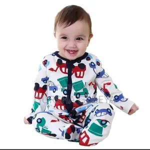 3-piece Newborn Baby Foot Wrapped Jumpsuit