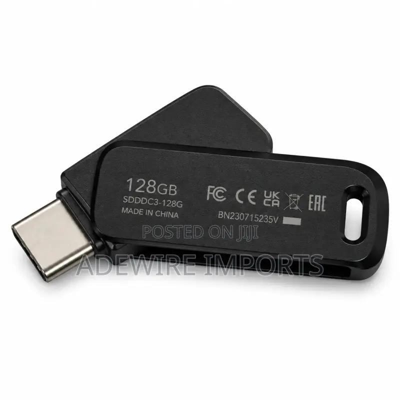 Sandisk 128gb Ultra Dual Drive Go Usb 3.1 Type-C Otg Flash Drive