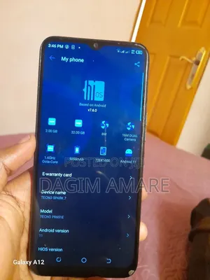 Tecno Spark 7 32 GB Black