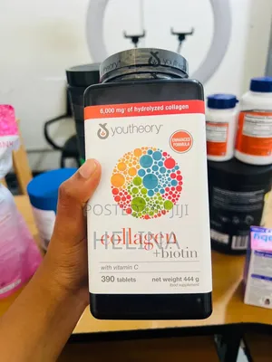 390 Tablets 6000 Mg Youtheory Collagen + Biotin With Vitamin C