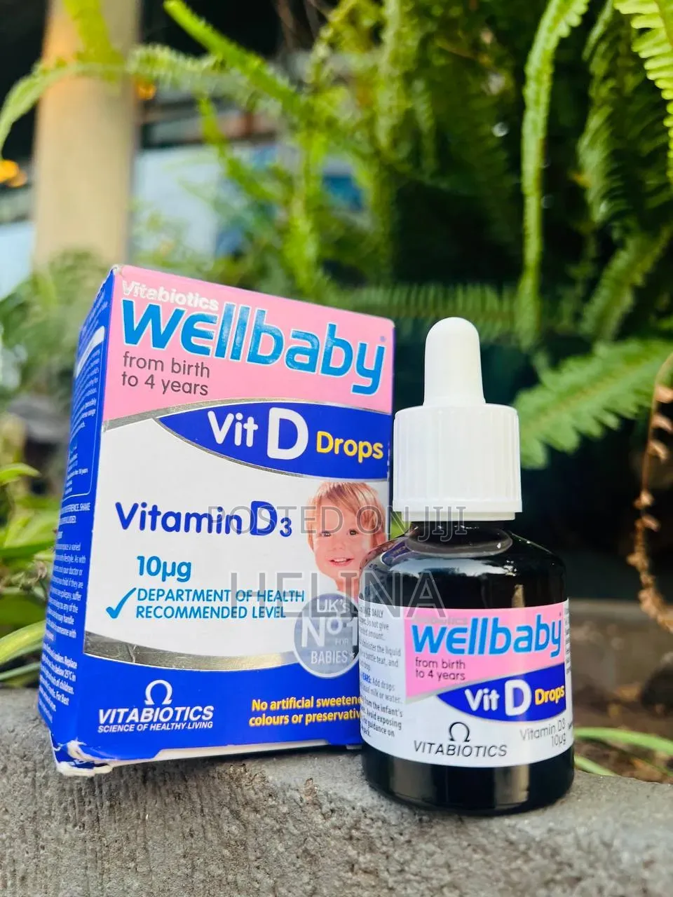 Wellbaby From Birth to 4 Years Vitamin D Drops 400iu Original From Uk