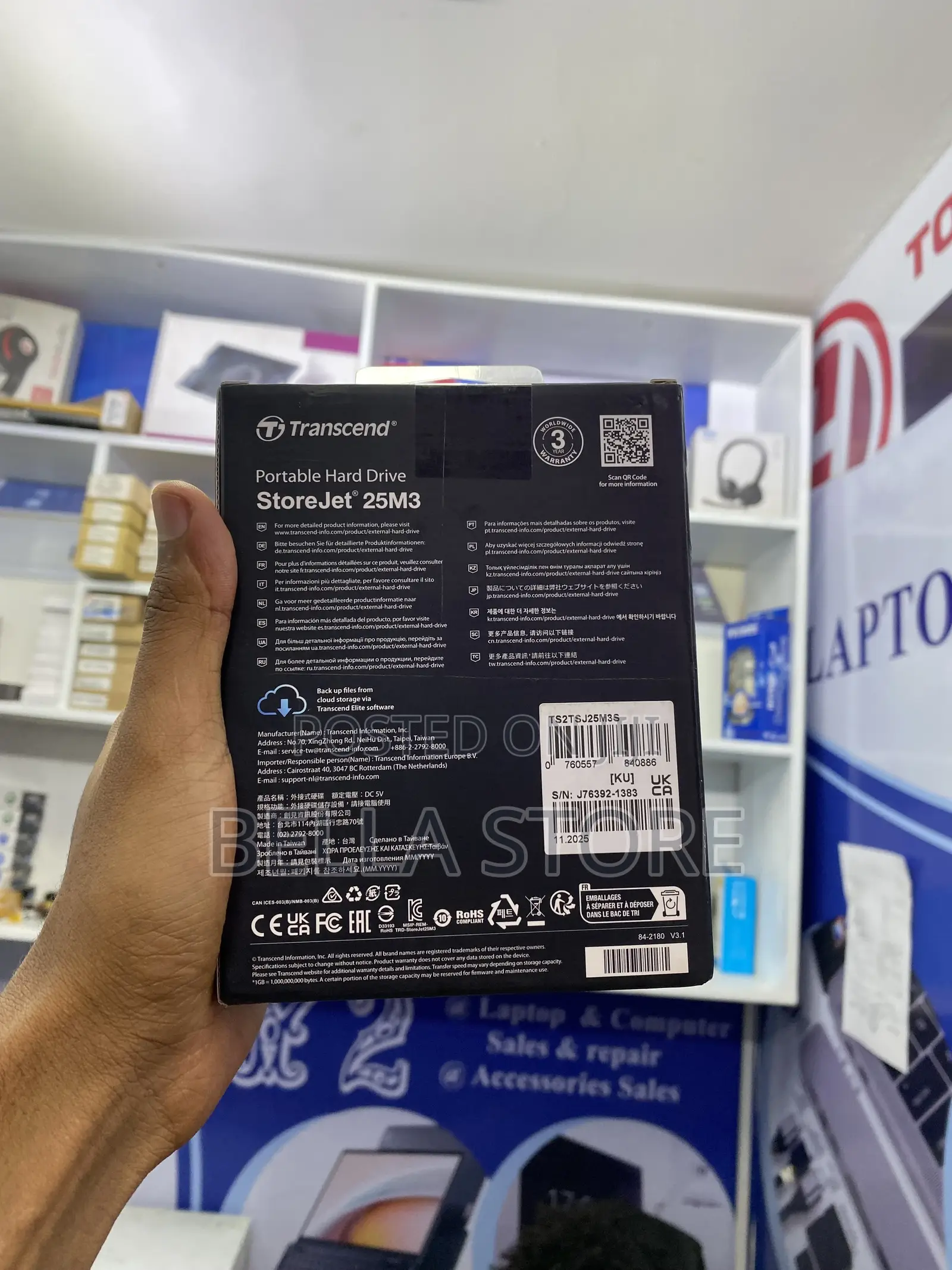 Transcend 2tera Hdd
