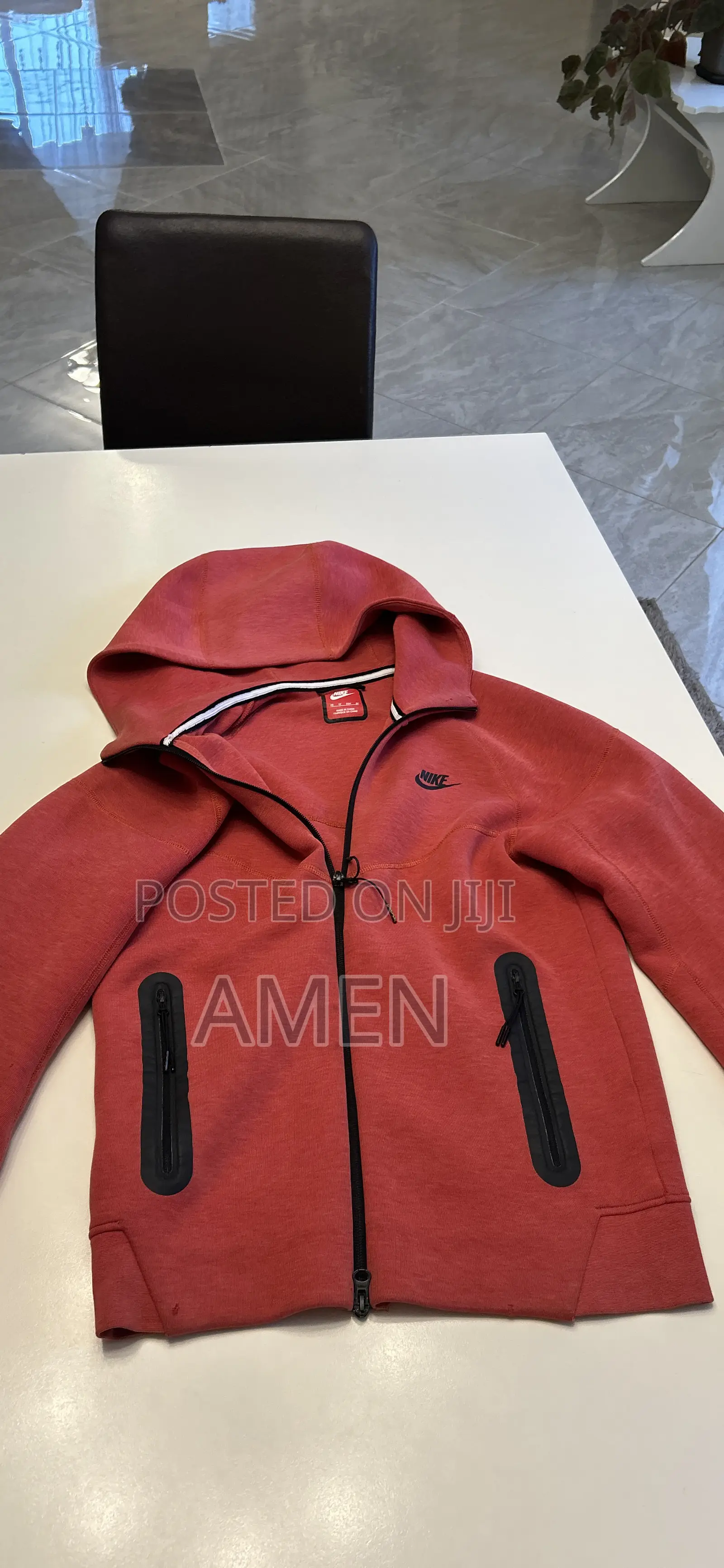 Red Nike Tech Fleece