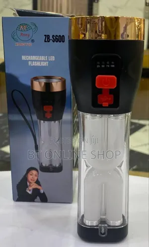 Rechargeable and Solar Led Flashlight
