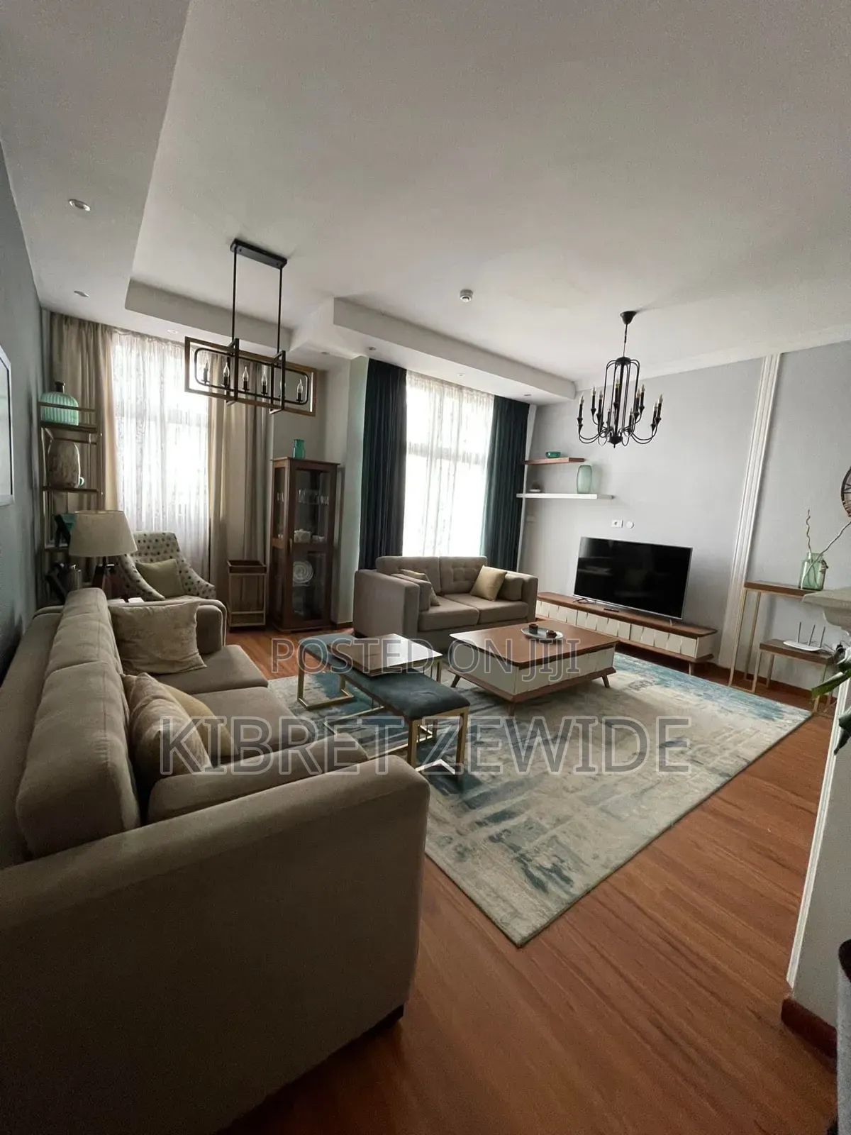 Furnished 4bdrm Apartment in Kibert Zewdie, Yeka for sale