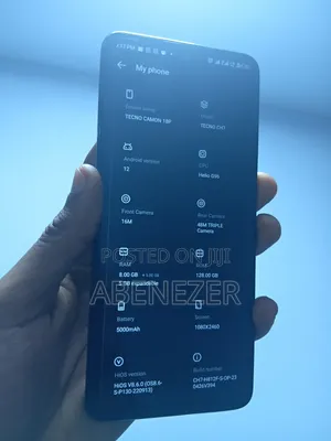 Tecno Camon 18 128 GB Silver