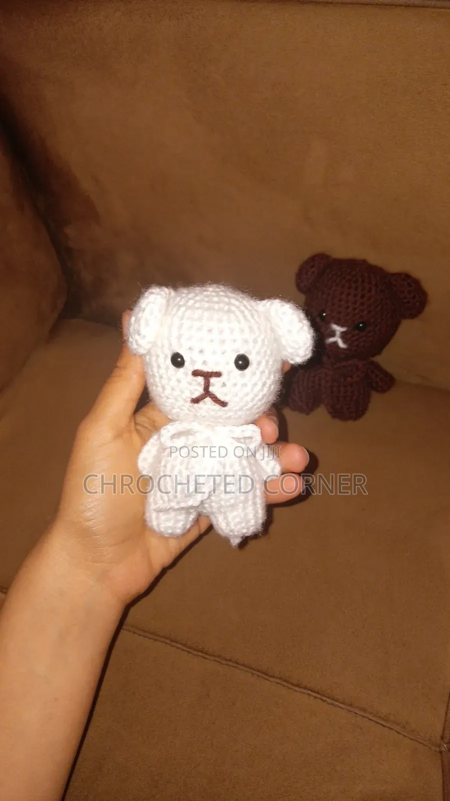 Cute Handmade Crochet Teddy Bear/ Amigurumi Plush Toy