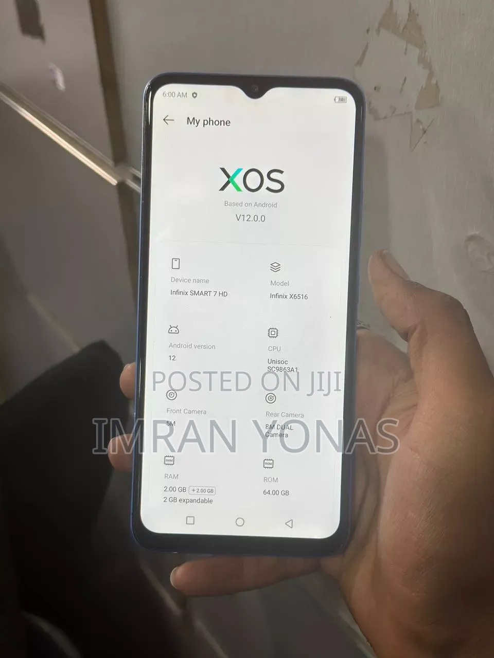 Infinix Smart 7 HD 64 GB Blue