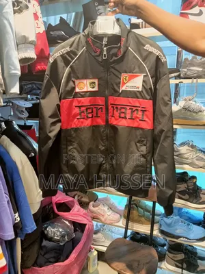 Brand New Ferrari Racing Jacket / Scuderia Ferrari Bomber Jacket