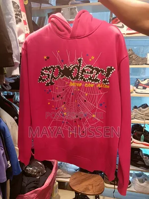 Sp5der Worldwide Hoodie - "Heres the Slime" Pink Edition