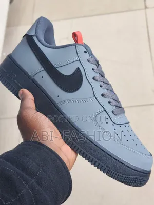 Nike Air Force 1 Low Sneakers in a Grey "Anthracite