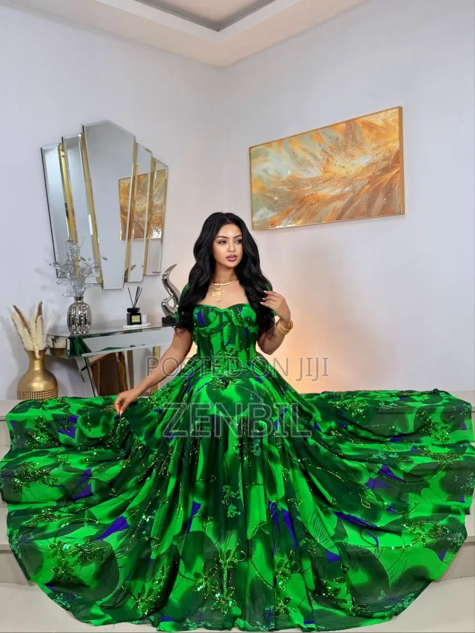 Singer Chiffon Maxi Dress | Zenbil Chiffon Ethiopia
