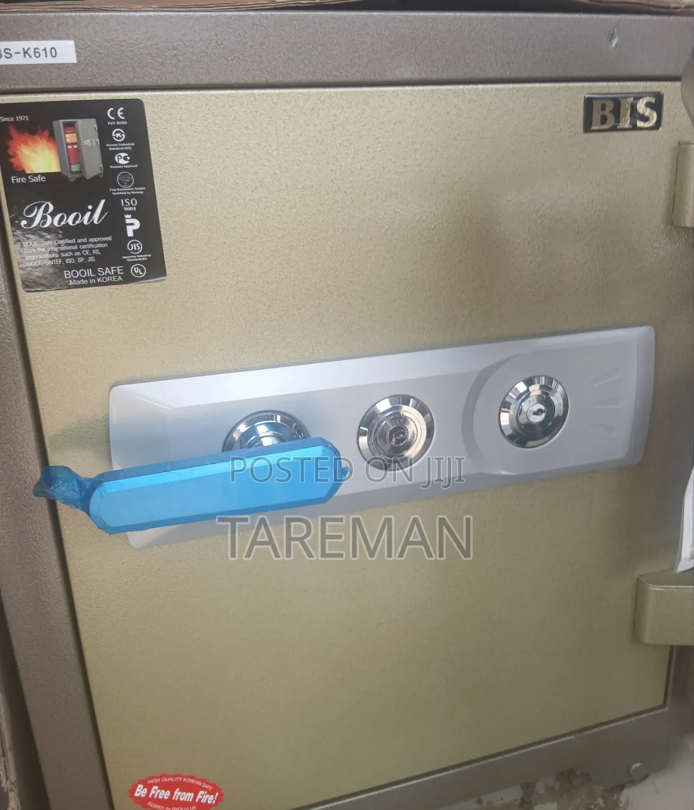 ,Booil Safe Bs-, A Fire-resistant Safe Made In Korea.80kg