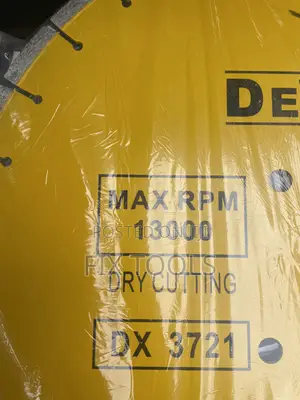 Dewalt Dx3721 450mm Segmented Diamond Blade