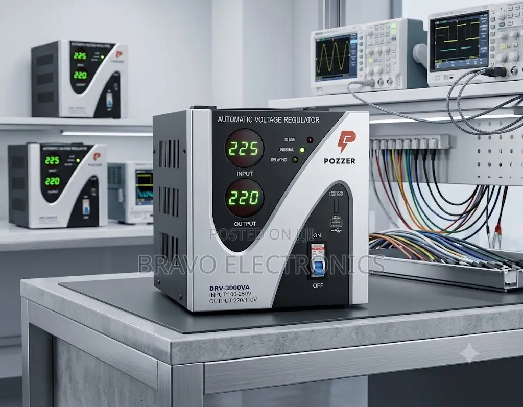 Pozzer 3000va Digital Stabilizer – Original Korean Technology
