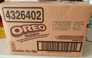 Oreo Chocolate Creme Sandwich Cookies – 24 × 105g Carton