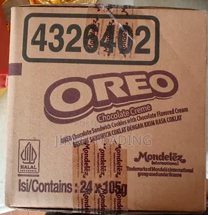 Oreo Chocolate Creme Sandwich Cookies – 24 × 105g Carton