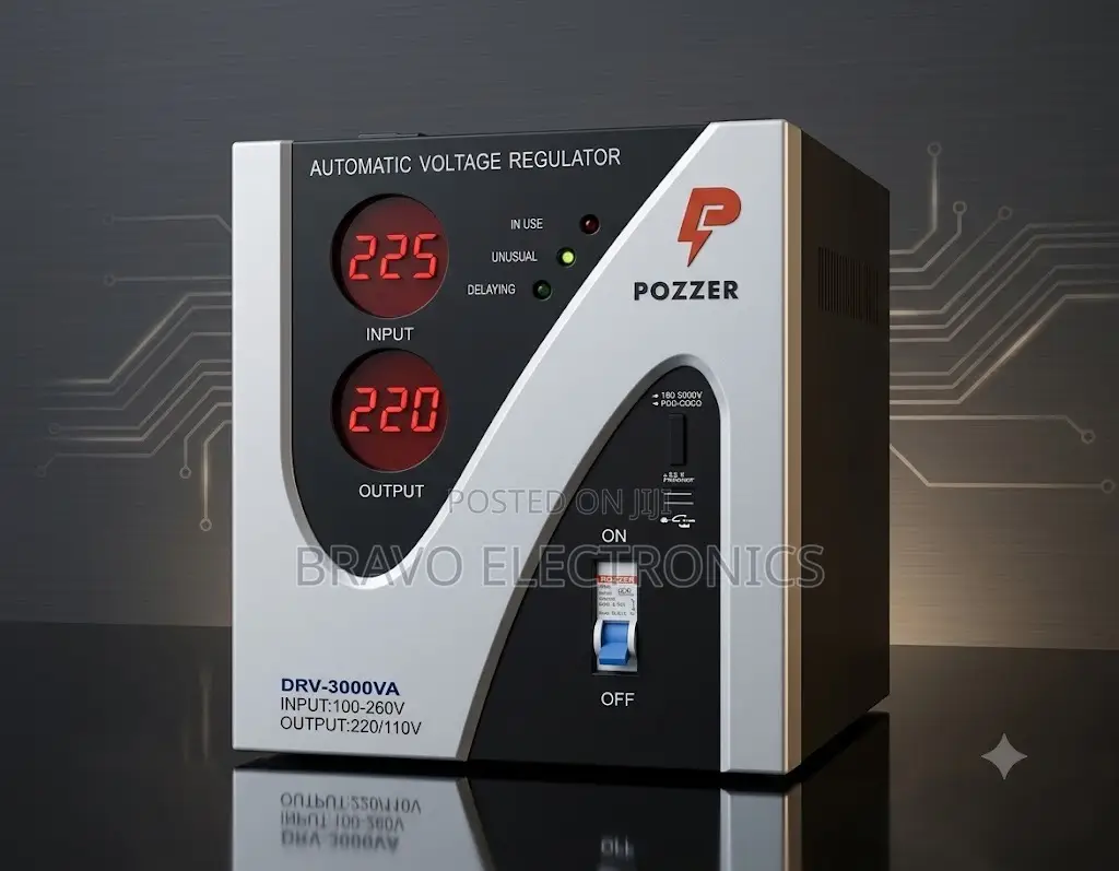 Pozzer 3000va Digital Power Stabilizer – Korean Technology | Best