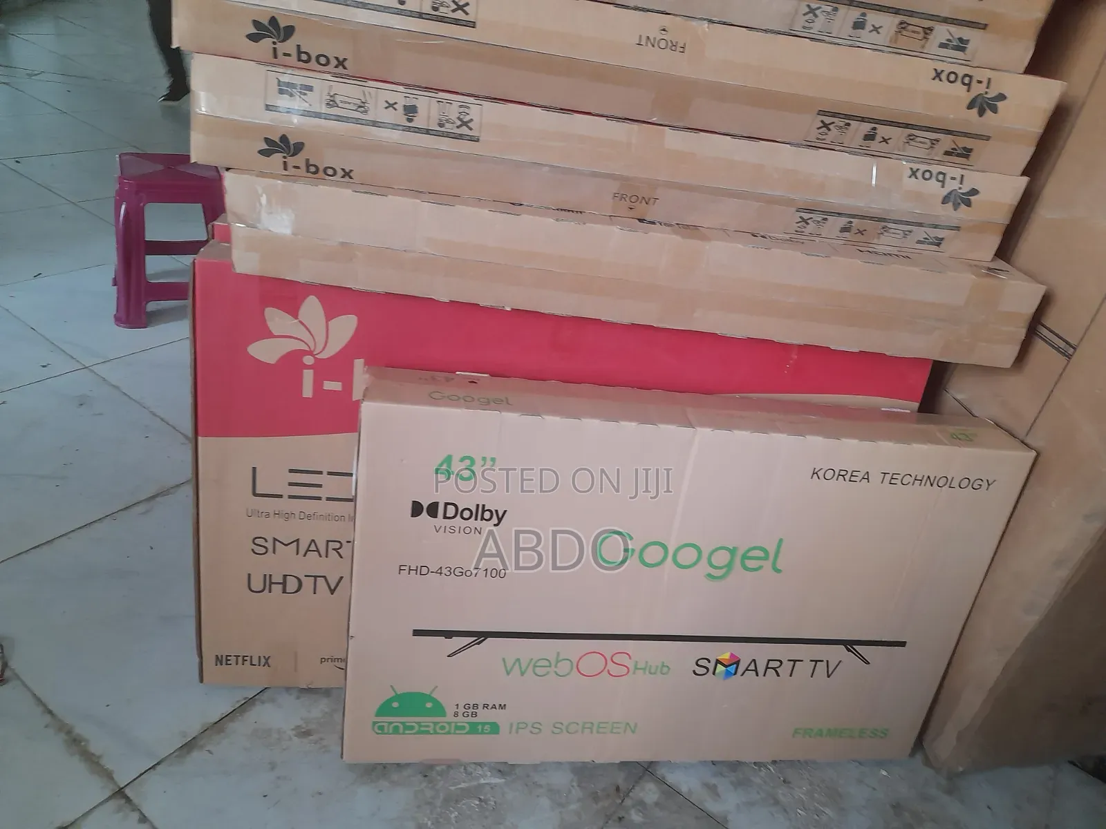 Googel Smart Tv 43 Inch Webos Andraid Framless 2026quality Hifi Sp