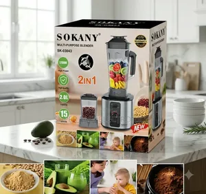 Sokany Blender 2-in-1– 1700w High-Power Blender With 2.0l Jar